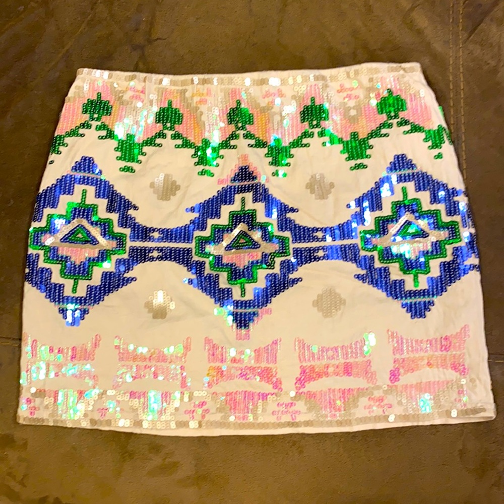 Fun sequined skirt